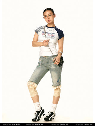 contrast shoulder Shirt