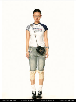 contrast shoulder Shirt