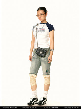 contrast shoulder Shirt