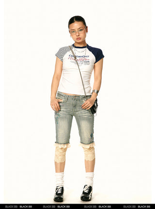 contrast shoulder Shirt