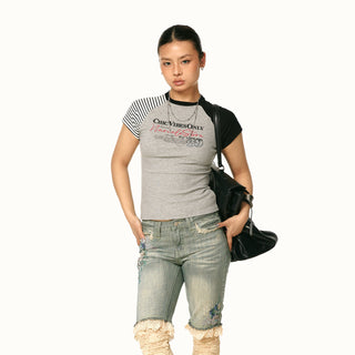 contrast shoulder Shirt