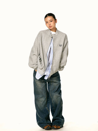 embroidered street jacket