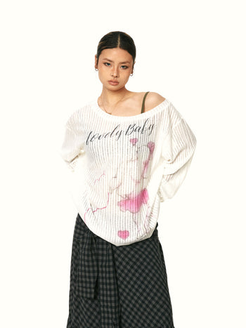off-shoulder blouse