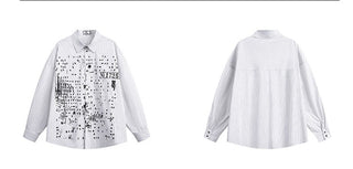 graffiti stripe shirt