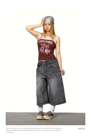 halter patch vest Top