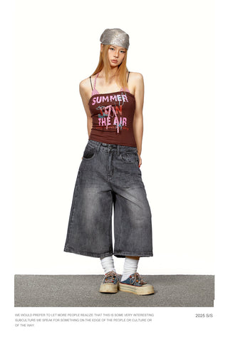 halter patch vest Top