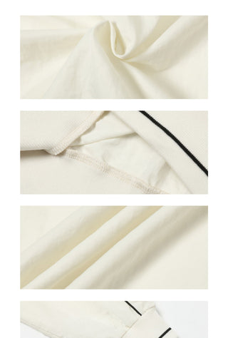 contrast hoodie