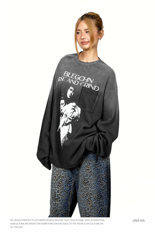 gradient print Shirt