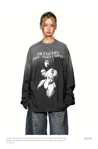 gradient print Shirt