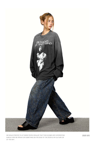 gradient print Shirt