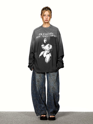 gradient print Shirt