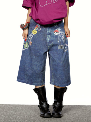 color chain shorts