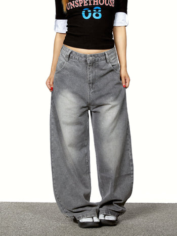 gradient wide jeans