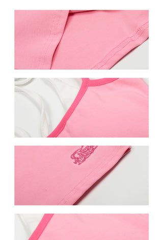 halter lace vest Top