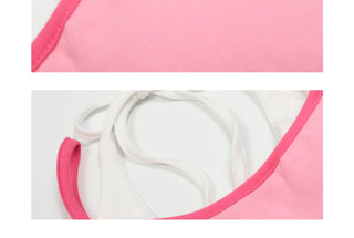 halter lace vest Top