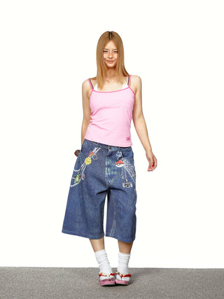 halter lace vest Top