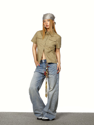 denim work shirt