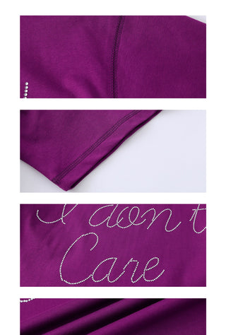 rhinestone round Shirt