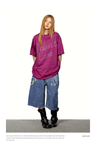 rhinestone round Shirt