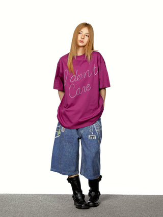 rhinestone round Shirt