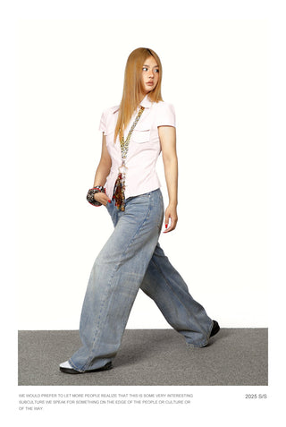 pleated short shirt