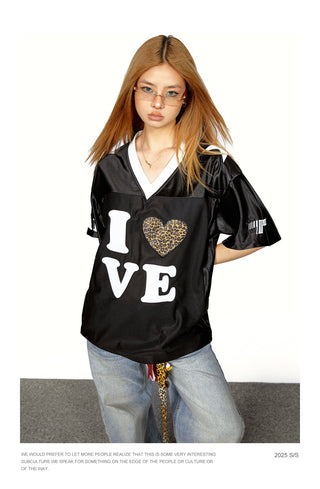 leopard patch jersey