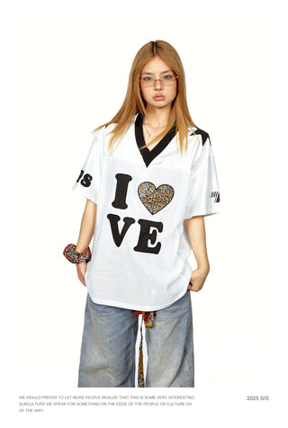 leopard patch jersey