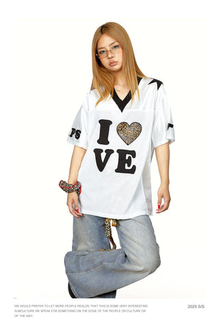 leopard patch jersey