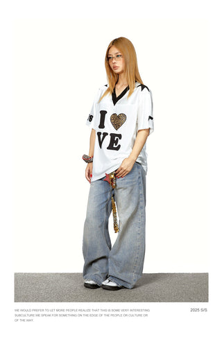 leopard patch jersey