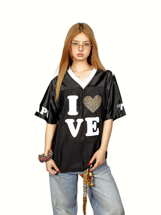 leopard patch jersey