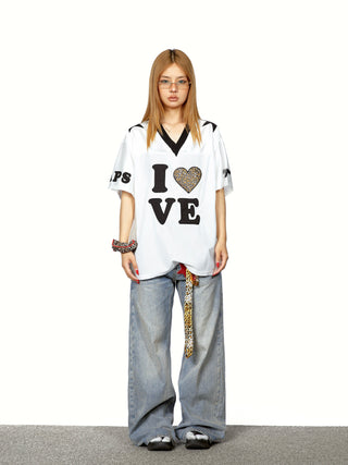 leopard patch jersey