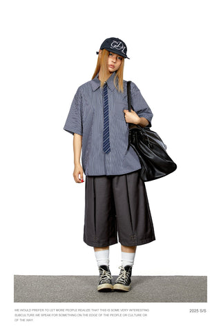 rivet cropped pants
