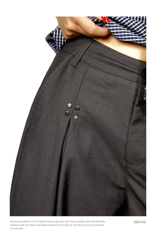 rivet cropped pants
