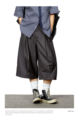 rivet cropped pants