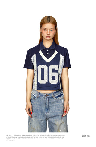 polo lace jersey