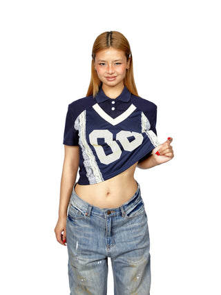 polo lace jersey