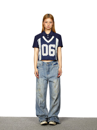 polo lace jersey