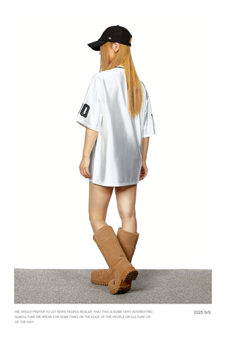 contrast patch jersey