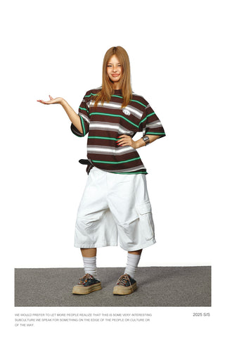 pleated work shorts