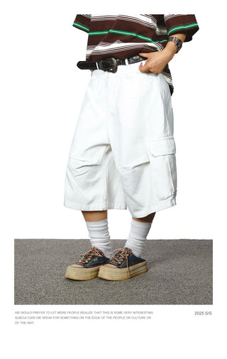 pleated work shorts