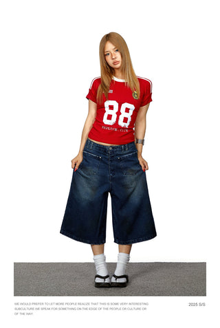 striped letter Shirt