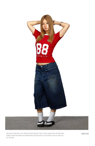 striped letter Shirt