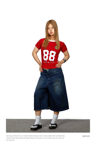 striped letter Shirt