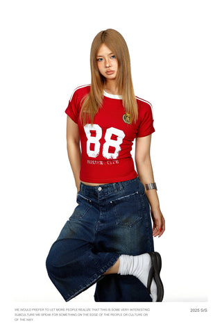 striped letter Shirt