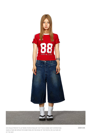 striped letter Shirt