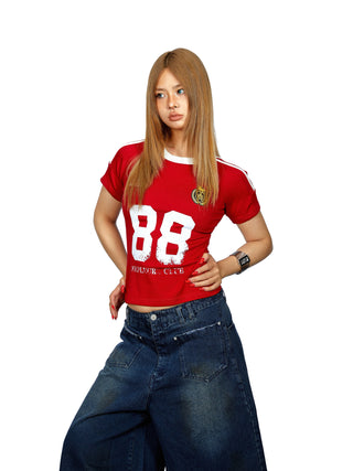 striped letter Shirt