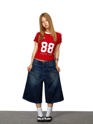 striped letter Shirt