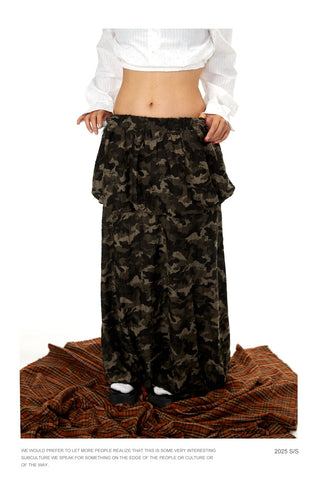 camouflage work skirt