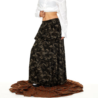camouflage work skirt