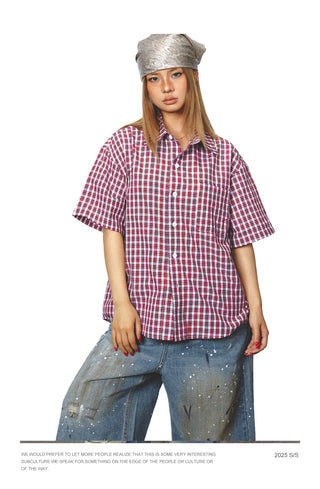 plaid casual shirt